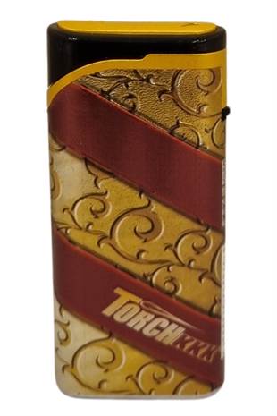 PremiumQuality Gold - Kırmızı Tek Torch Pürmüz Plastik Puro Çakmağı