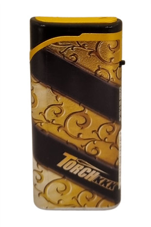 PremiumQuality Gold - Lacivert Tek Torch Pürmüz Plastik Puro Çakmağı