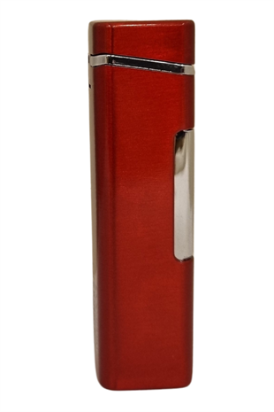 PremiumQuality Kırmızı Tek Torch Pürmüz Metal Puro Çakmağı