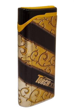 PremiumQuality Gold - Lacivert Tek Torch Pürmüz Plastik Puro Çakmağı