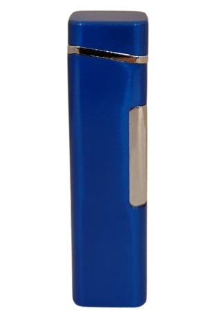 PremiumQuality Mavi Tek Torch Pürmüz Metal Puro Çakmağı