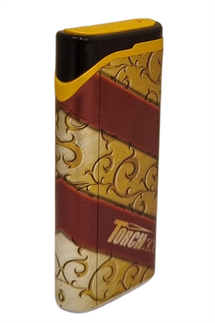 PremiumQuality Gold - Kırmızı Tek Torch Pürmüz Plastik Puro Çakmağı