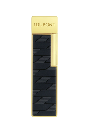 S.T. Dupont Twiggy Monogram Siyah-Gold Puro Çakmağı 30079