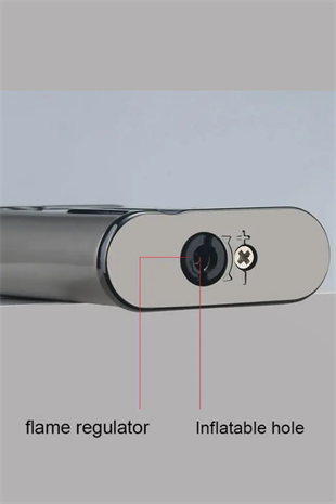 Honest Gümüş Tek Torch Pürmüz Metal Puro Çakmağı