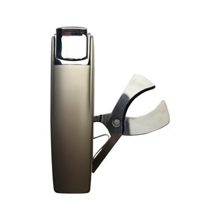 Honest Gümüş Tek Torch Pürmüz Puro Çakmağı