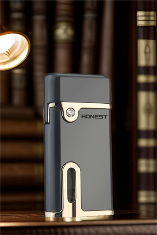 Honest Gunmetal Tek Torch Pürmüz Metal Puro Çakmağı