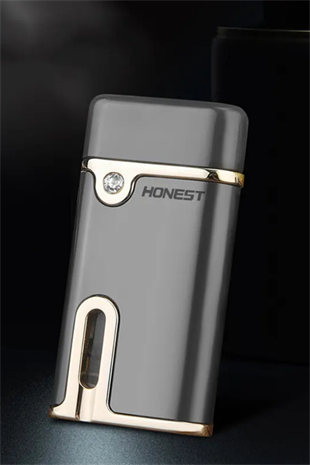 Honest Gunmetal Tek Torch Pürmüz Metal Puro Çakmağı