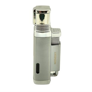 Honest Tek Torch Pürmüz Gümüş Puro Çakmağı