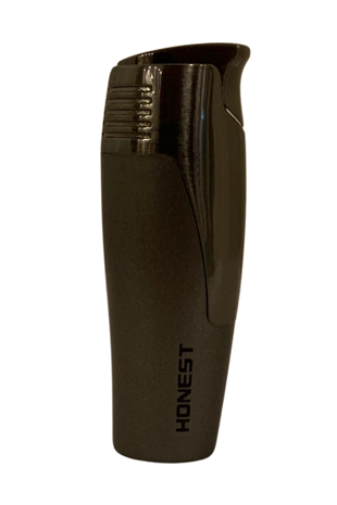 Honest Tek Torch Pürmüz Koyu Gümüş Puro Çakmağı
