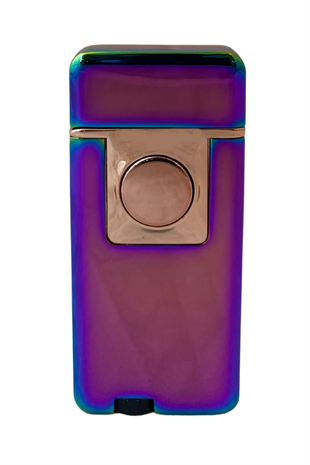 Hunter Tek Torch Pürmüz/Mum Alev Çok Renkli Puro Çakmağı