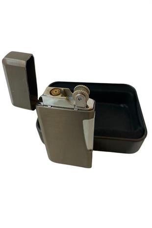 Hunter Tek Torch Pürmüz/Mum Alev Gunmetal Puro Çakmağı
