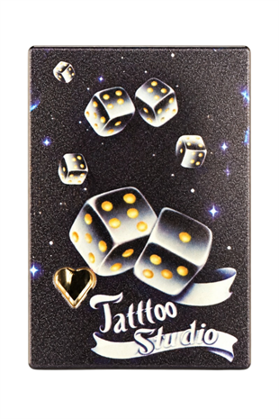 Hunter Tek Torch Pürmüz Tattoo Design Metal Işıklı Puro Çakmağı