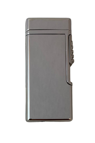 Hunter Tek Torch Pürmüz Perde Alev Gümüş Puro Çakmağı