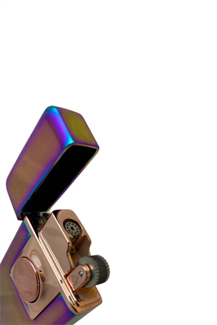 Hunter Tek Torch Pürmüz/Mum Alev Çok Renkli Puro Çakmağı