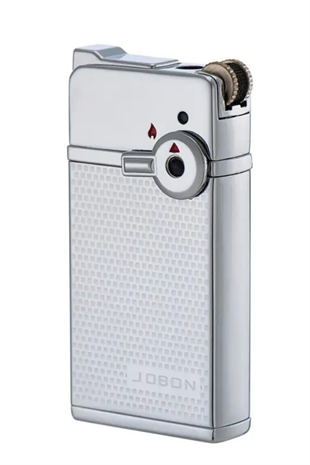 Jobon Tek Torch Pürmüz & Soft Flame Gümüş Metal Puro Çakmağı