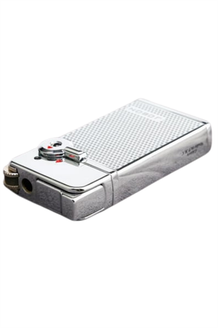 Jobon Tek Torch Pürmüz & Soft Flame Parlak Gümüş Metal Puro Çakmağı