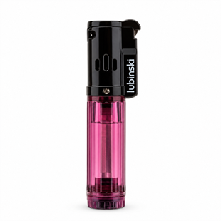 Lubinski Cigar Basic Slim Tek Torch Puro Çakmağı Mor