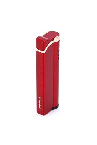 Parmida Tek Torch Pürmüz Kırmızı Metal Puro Çakmağı