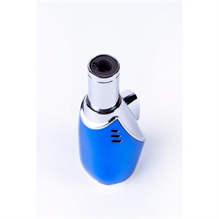 Parmida Tek Torch Pürmüz Mavi Masa Tipi Puro Çakmağı