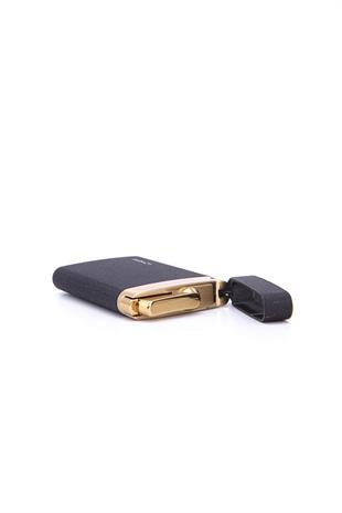 Parmida Tek Torch Pürmüz Siyah-Gold Metal Puro Çakmağı