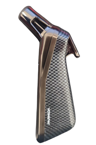 Parmida Tek Torch Pürmüz Gunmetal - Karbon Metal Puro Çakmağı