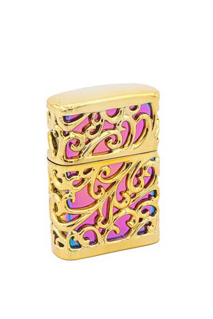 Parmida Tek Torch Pürmüz Gold İşlemeli Puro Çakmağı
