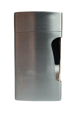 Parmida Tek Torch Pürmüz / Soft Flame Gümüş Puro Çakmağı