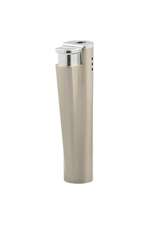 Parmida Tek Torch Pürmüz Gümüş Metal Puro Çakmağı