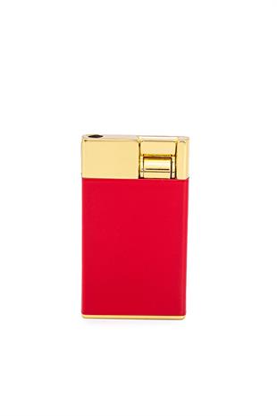 Parmida Tek Torch Pürmüz Kırmızı-Gold Metal Puro Çakmağı