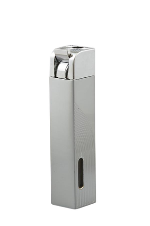 Parmida Tek Torch Pürmüz Gümüş İşlemeli Metal Puro Çakmağı