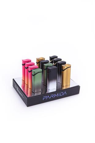 Parmida Tek Torch Pürmüz Yeşil Metal Puro Çakmağı