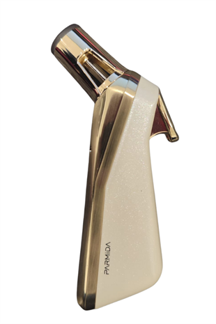 Parmida Tek Torch Pürmüz Beyaz - Gold Metal Puro Çakmağı