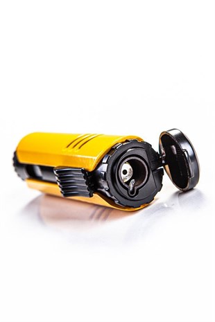 Parmida Tek Torch Pürmüz Sarı Puro Çakmağı