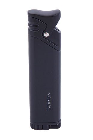 Parmida Tek Torch Pürmüz Siyah Puro Çakmağı