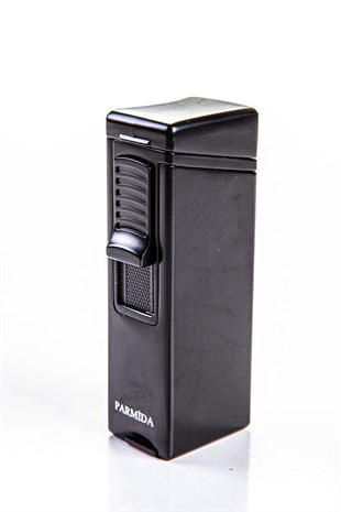 Parmida Tek Torch Pürmüz Siyah Puro Çakmağı
