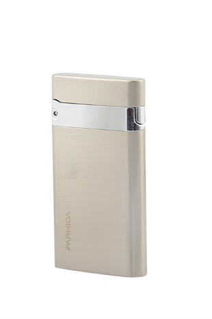 Parmida Tek Torch Pürmüz Gümüş Metal Puro Çakmağı