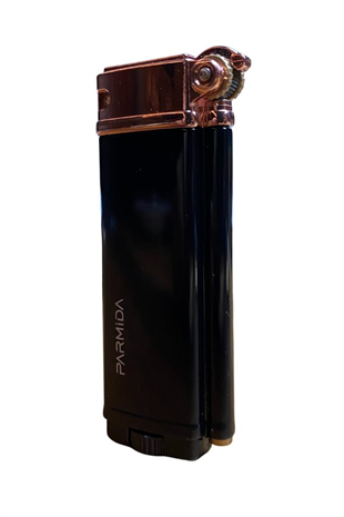 Parmida Tek Torch Pürmüz Siyah Puro Çakmağı
