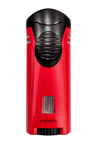 Parmida Tek Torch Pürmüz Kırmızı Metal Puro Çakmağı