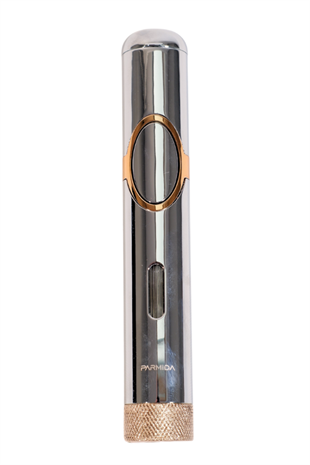 Parmida Tek Torch Pürmüz Delicili Gümüş Metal Puro Çakmağı