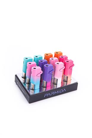 Parmida Tek Torch Pürmüz Mor-Pembe Puro Çakmağı