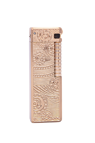 Parmida Gold İşlemeli Soft Flame Metal Çakmak