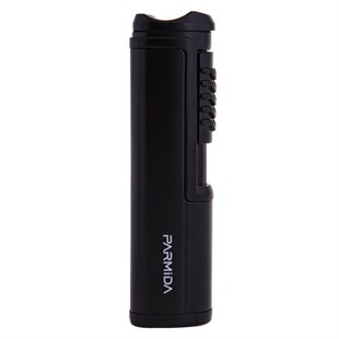 Parmida Tek Torch Pürmüz Siyah Puro Çakmağı