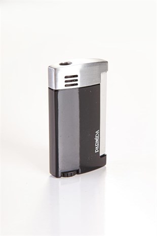 Parmida Tek Torch Pürmüz Siyah Puro Çakmağı