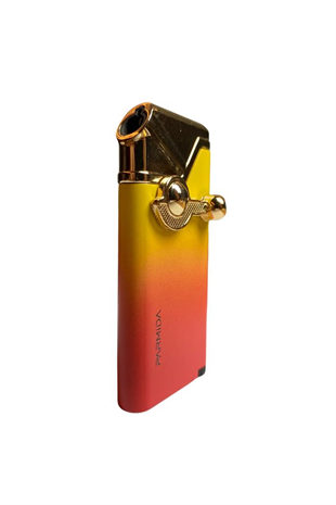 Parmida Tek Torch Pürmüz Sarı-Kırmızı Puro Çakmağı