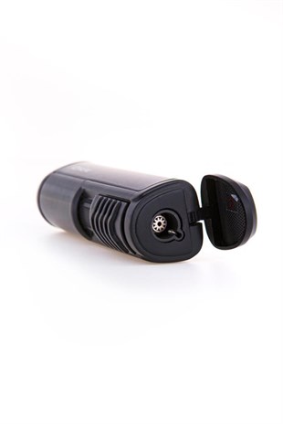 Parmida Tek Torch Pürmüz Siyah Puro Çakmağı