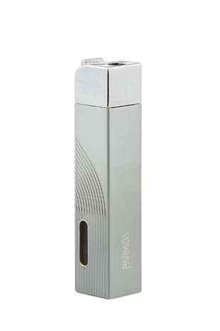 Parmida Tek Torch Pürmüz Gümüş İşlemeli Metal Puro Çakmağı