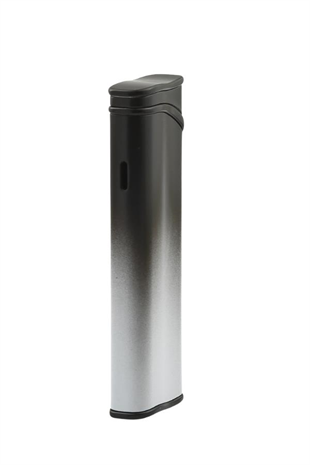 Parmida Tek Torch Pürmüz Siyah-Beyaz Metal Puro Çakmağı