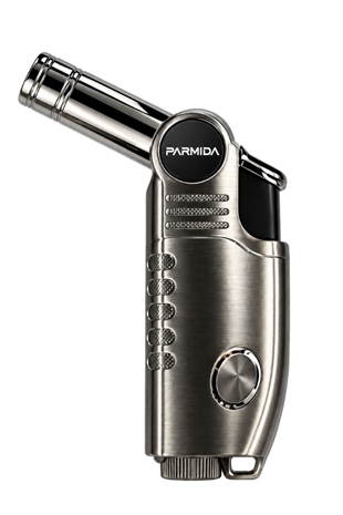 Parmida Tek Torch Pürmüz Gunmetal Metal Puro Çakmağı