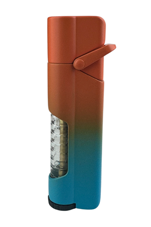 Parmida Tek Torch Pürmüz Turuncu-Mavi Puro Çakmağı