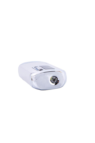 Parmida Gümüş Multifonksiyonel Çakmak (Tek Torch Pürmüz Puro Çakmağı, Elektrikli Çakmak, Powerbank, El Feneri)